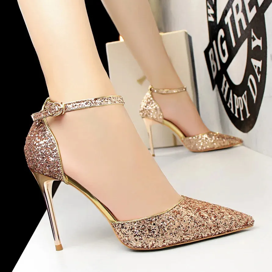 Funki Buys | Shoes | Women's Sparkly Glitter Wedding Sandals