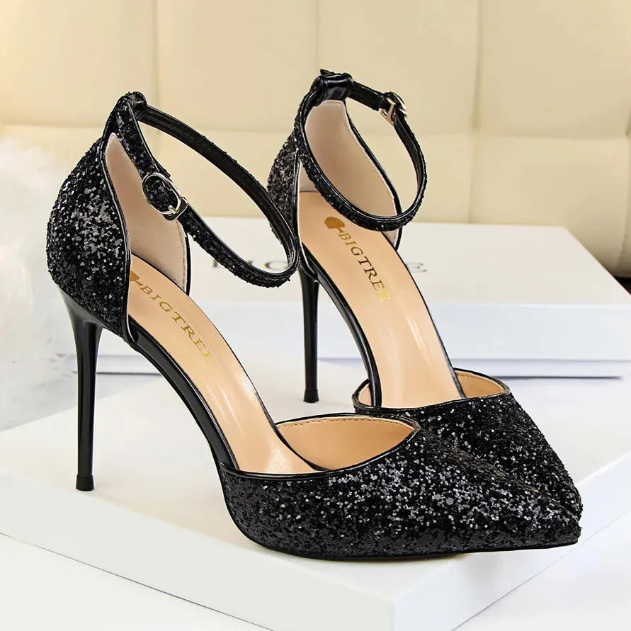 Funki Buys | Shoes | Women's Sparkly Glitter Wedding Sandals