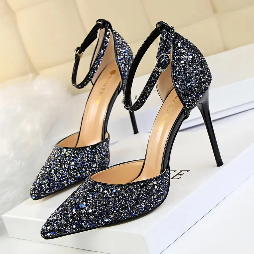 Funki Buys | Shoes | Women's Sparkly Glitter Wedding Sandals