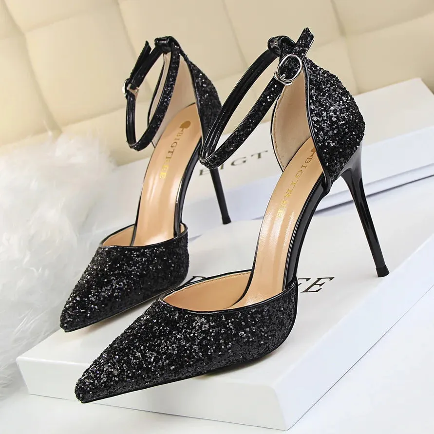 Funki Buys | Shoes | Women's Sparkly Glitter Wedding Sandals