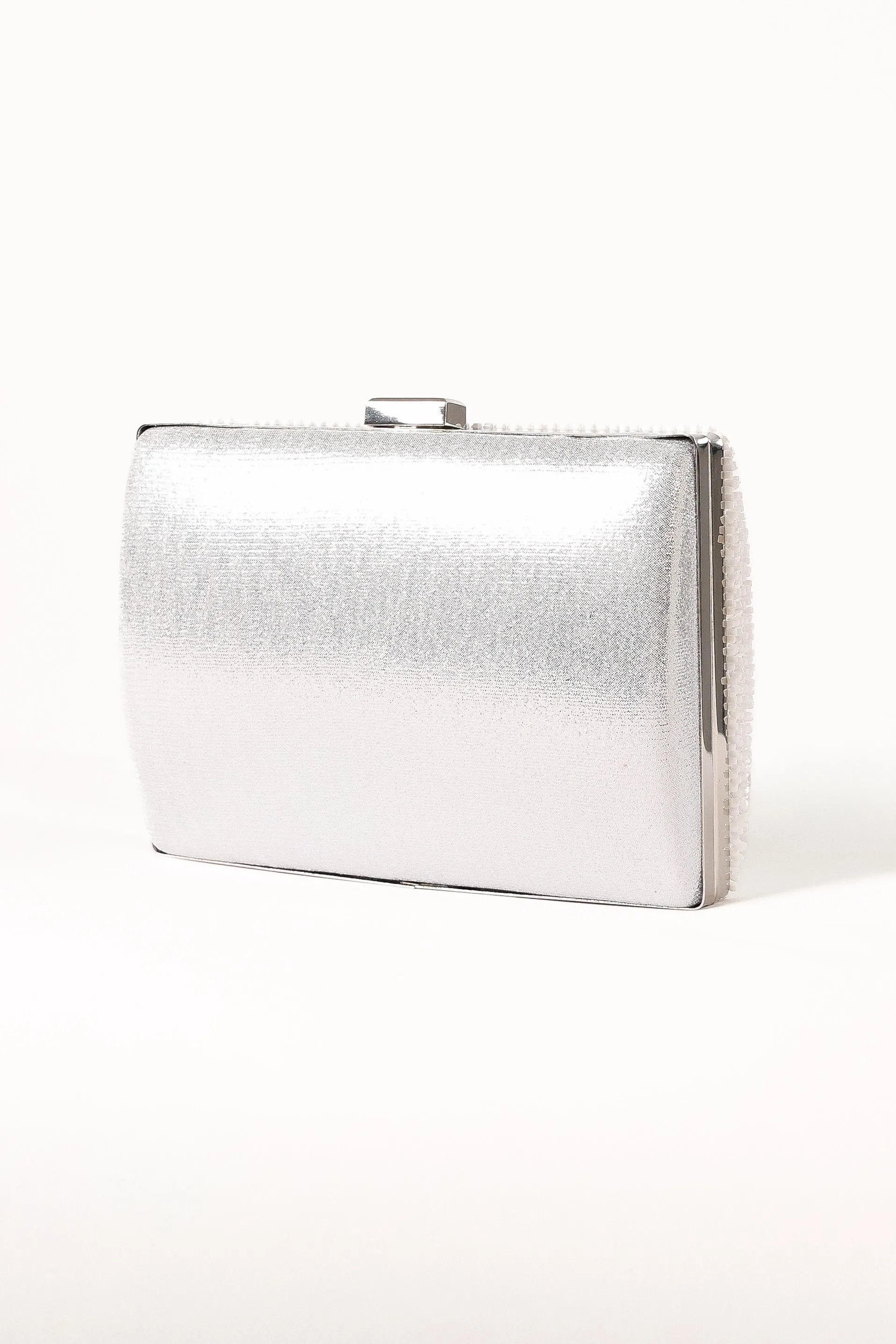 Halle Clutch - White