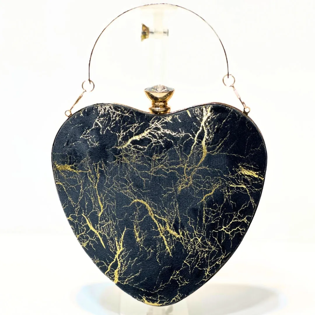 Heartfelt Marble Clutch