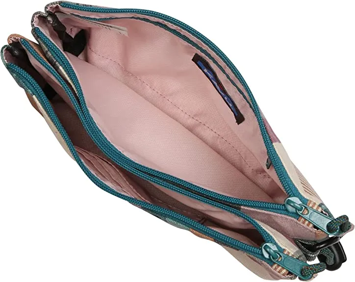 KAVU Dosewallips Double Zip Crossbody Handbag