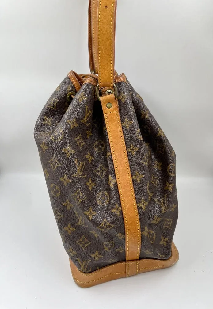 Louis Vuitton Noé Monogram Canvas Brown Bag 1998