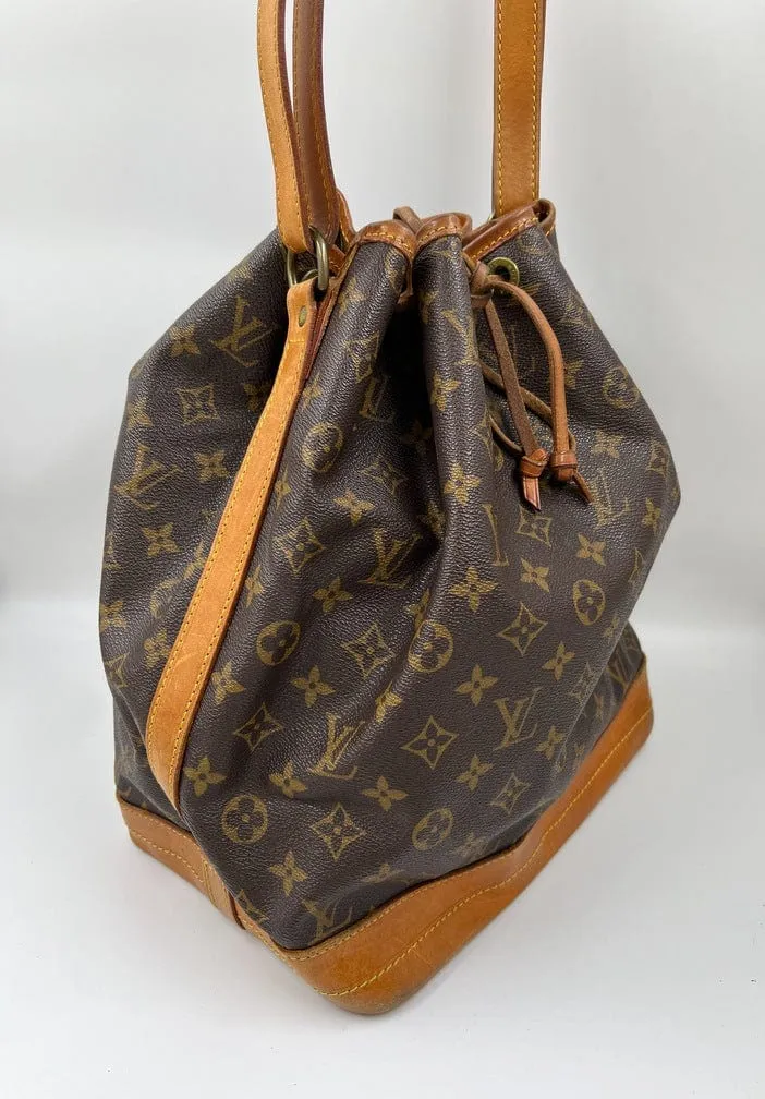 Louis Vuitton Noé Monogram Canvas Brown Bag 1998