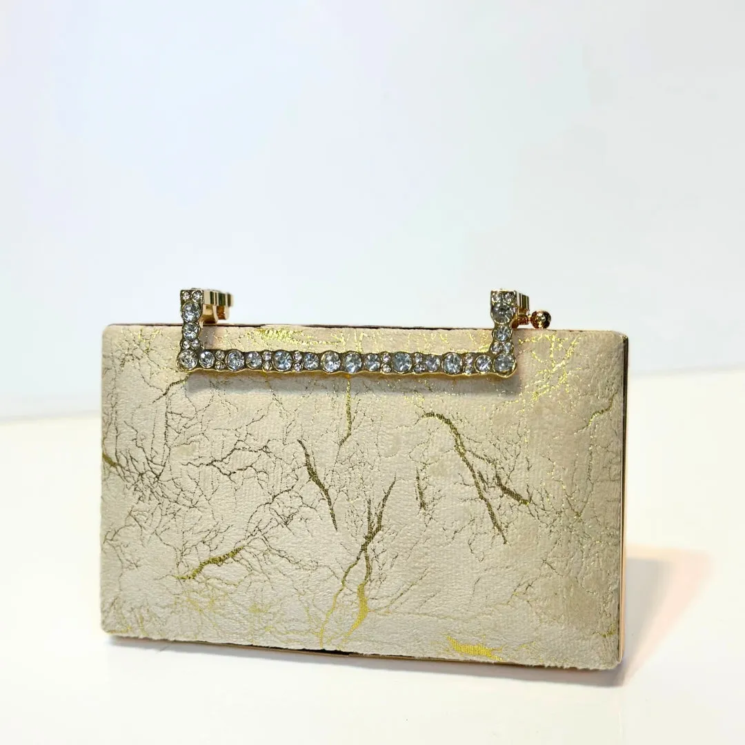 Marble Luxe Clutch