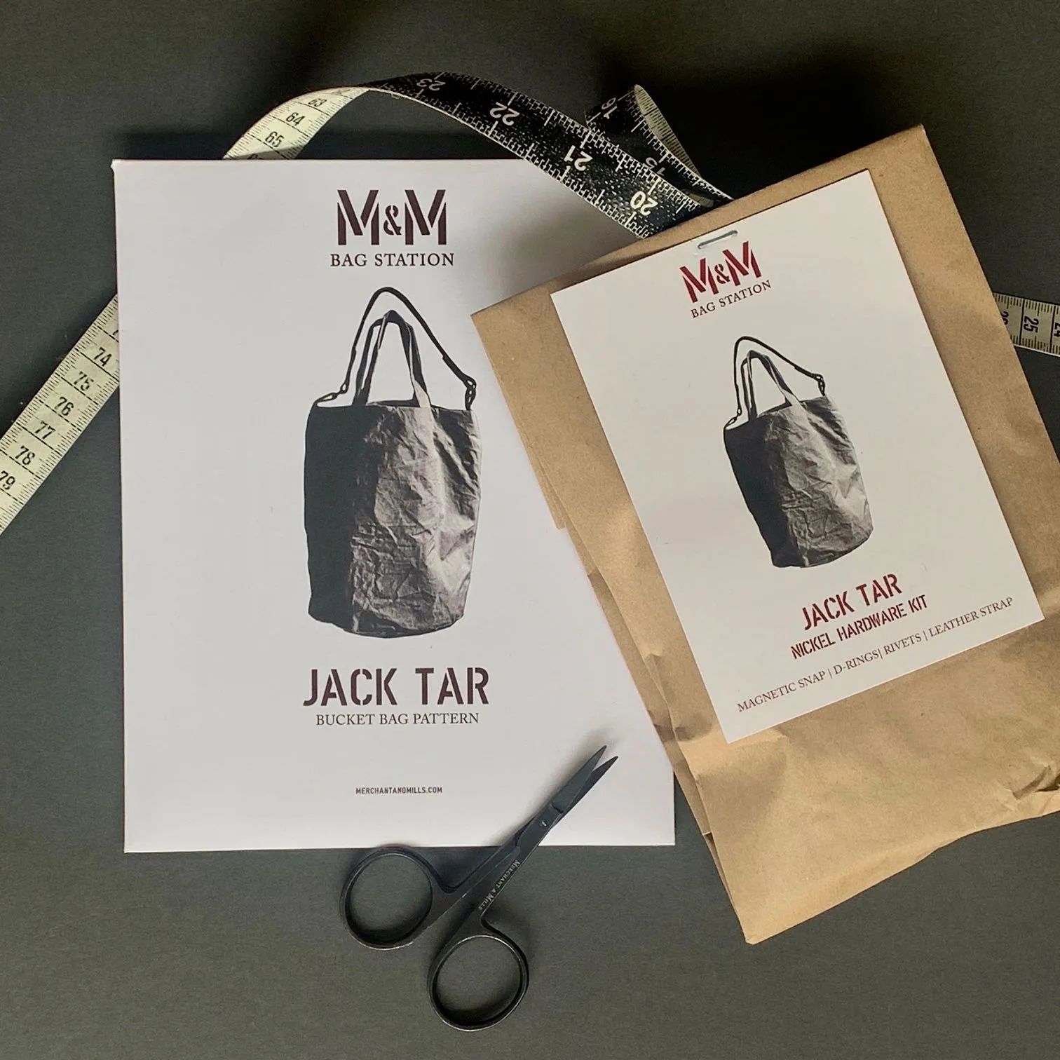 MERCHANT and MILLS • Jack Tar Bucket Bag Sewing Pattern