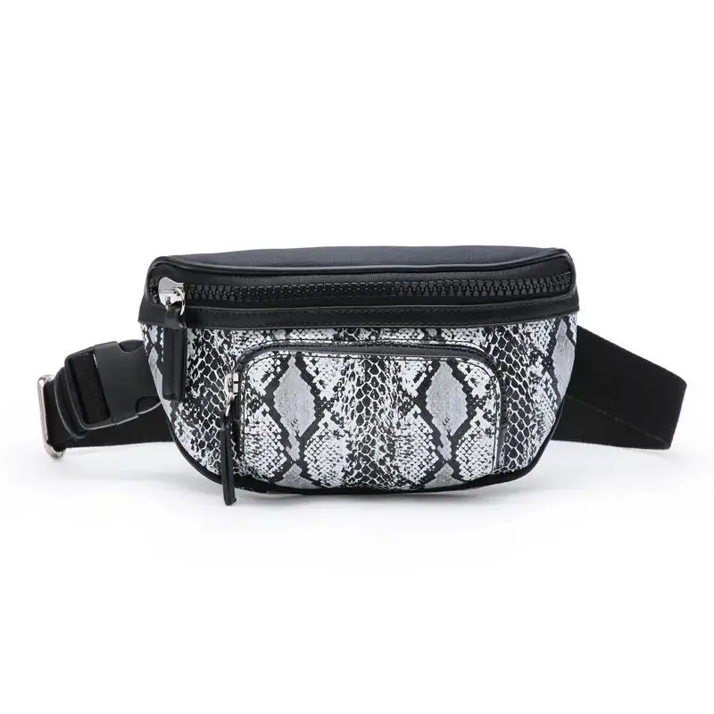 Mini Small Waist Bag with Dumpling Shape | High-Quality PU Fabric | Embossed Animal Pattern