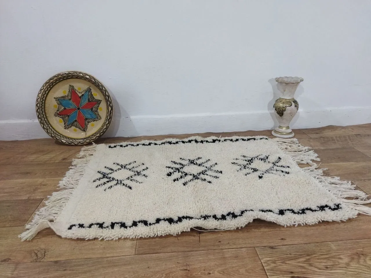 Moroccan rug Beni Ouarain rug 2x3 ft Handmade rug Small rug