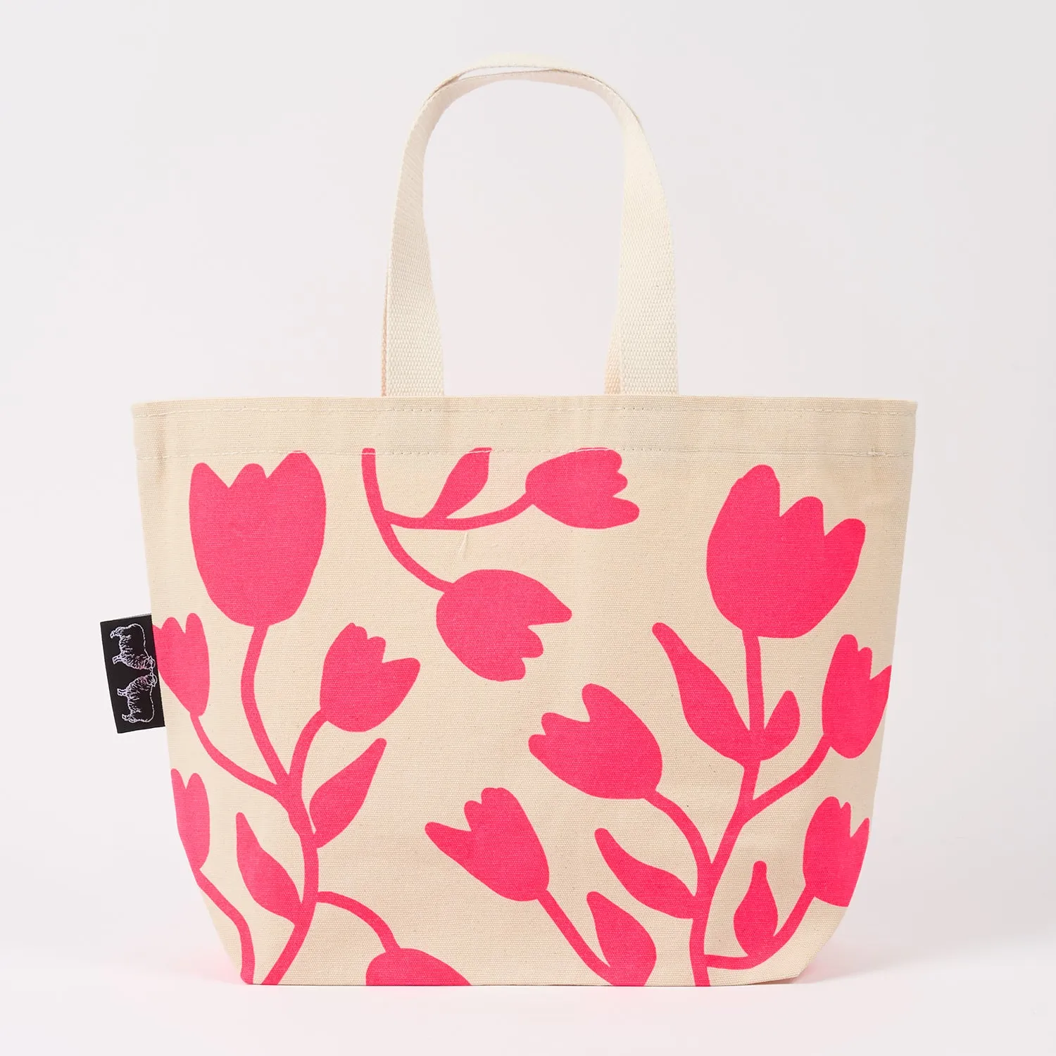 NIKO BAG - CURLY TULIPS PINK