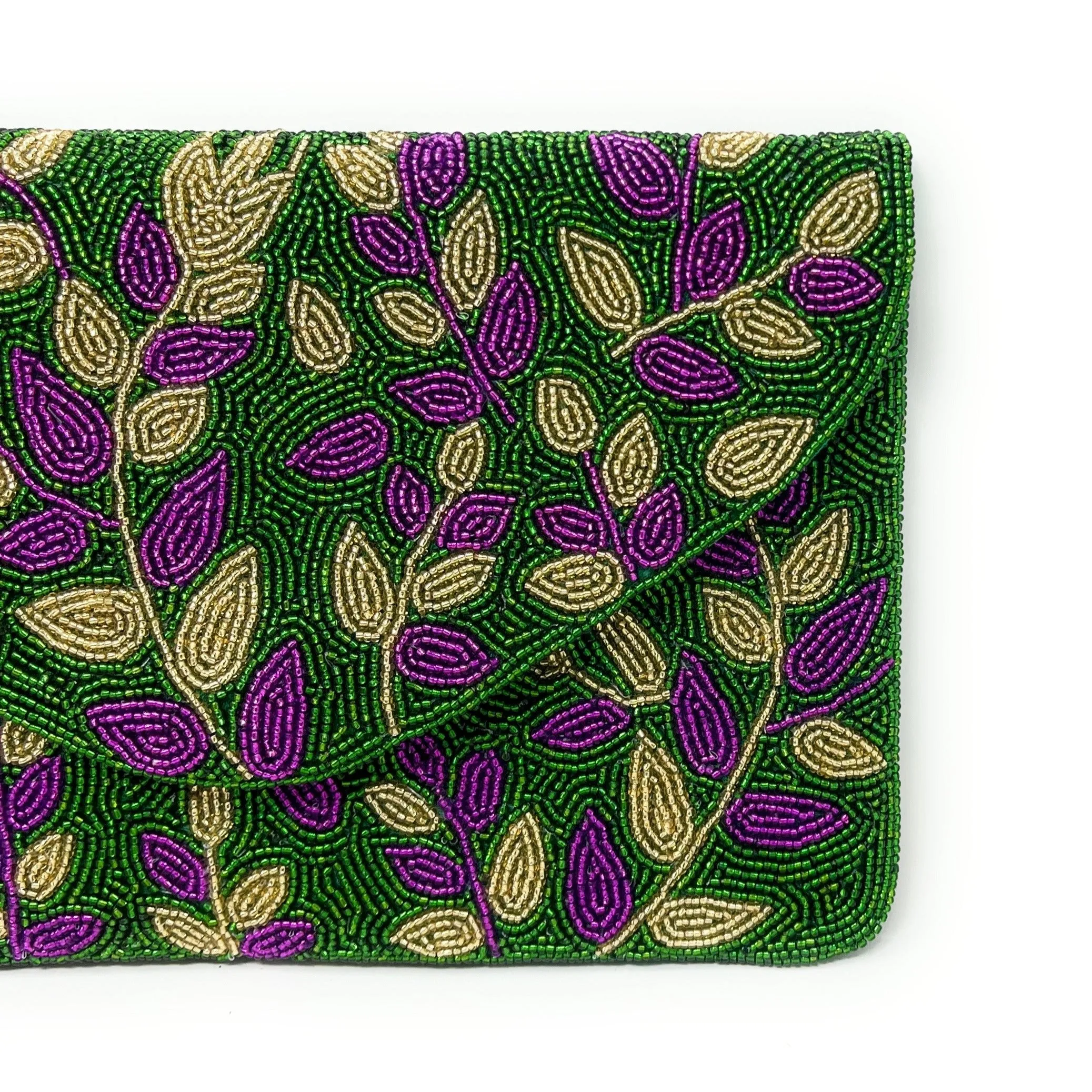 NOLA Hand Beaded Clutch Purse