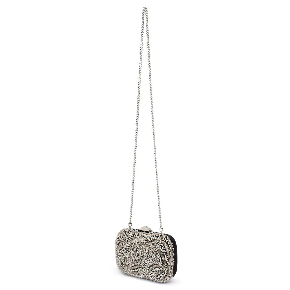 OB2127 GABRIEL ENCRUSTED CLUTCH