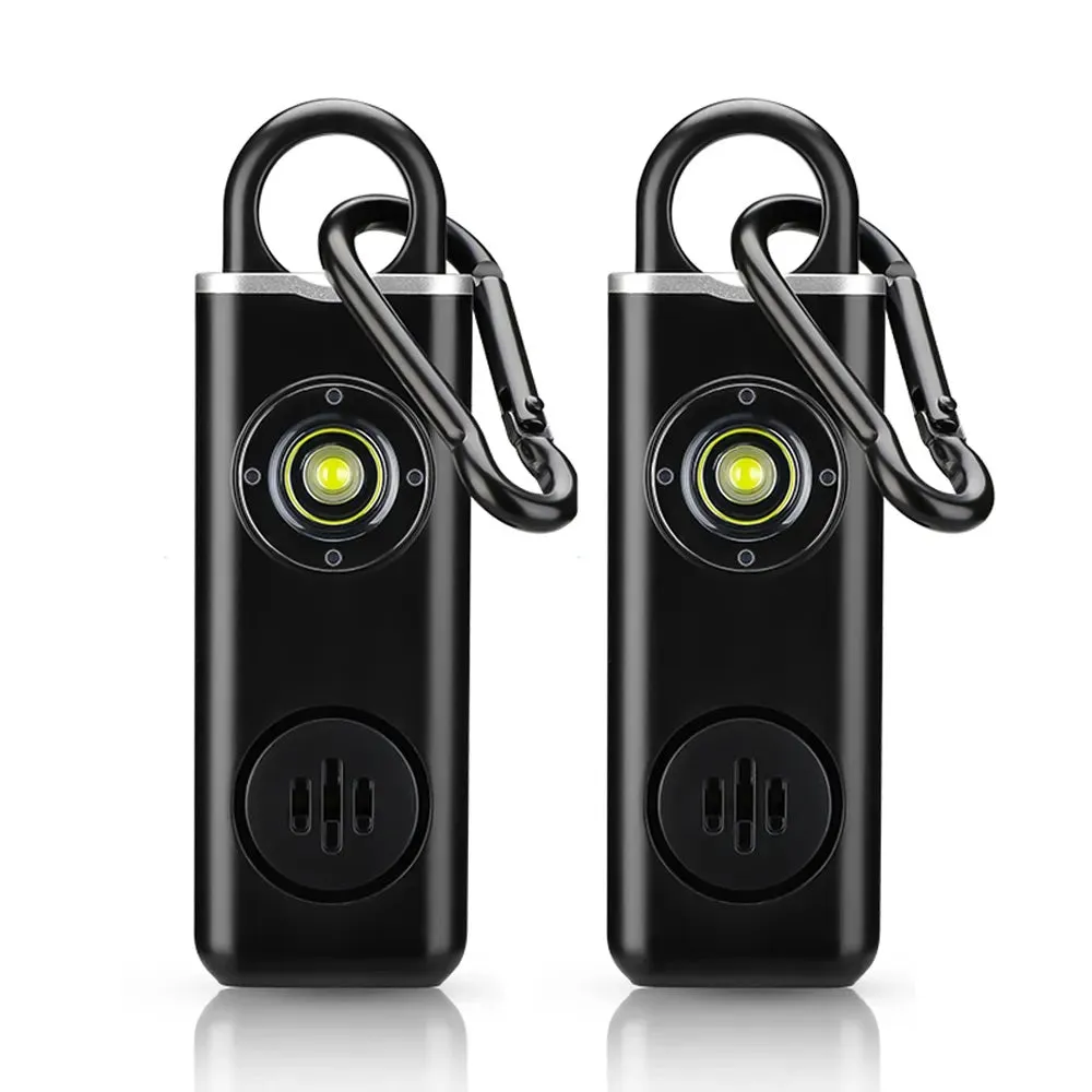 Pendant Personal Alarm   LED Emergency Light Self Defense Keychain