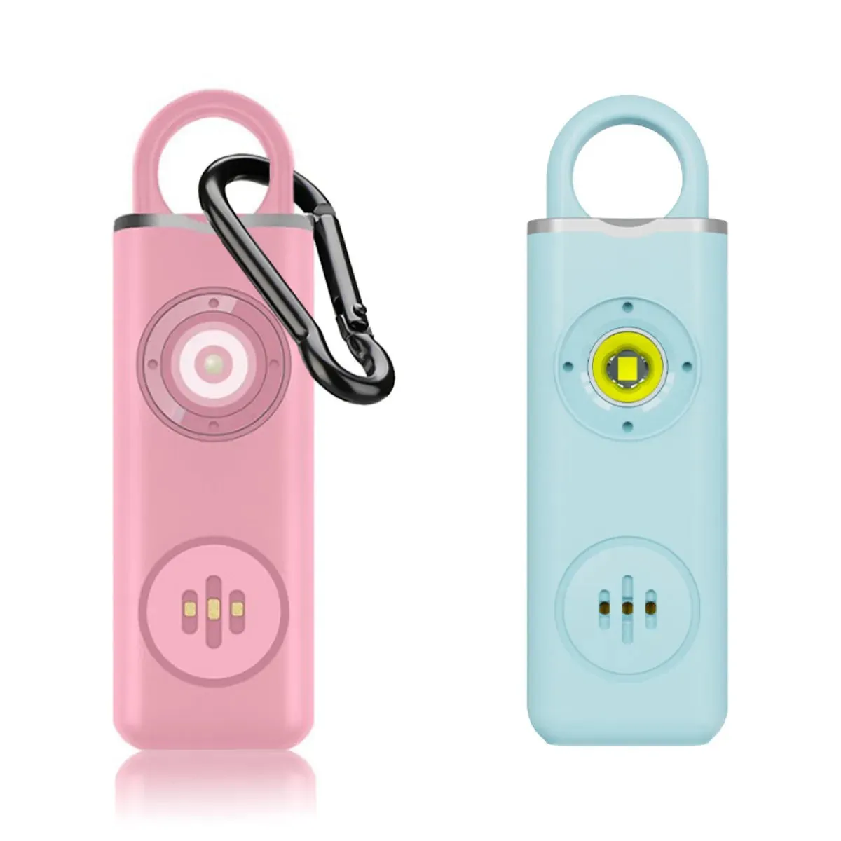 Pendant Personal Alarm   LED Emergency Light Self Defense Keychain