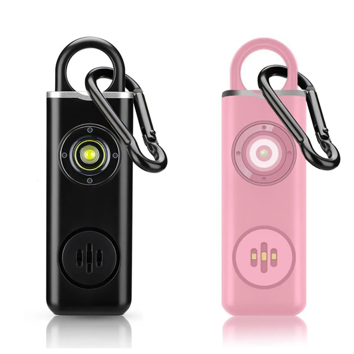 Pendant Personal Alarm   LED Emergency Light Self Defense Keychain