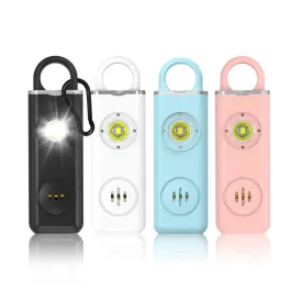 Pendant Personal Alarm   LED Emergency Light Self Defense Keychain