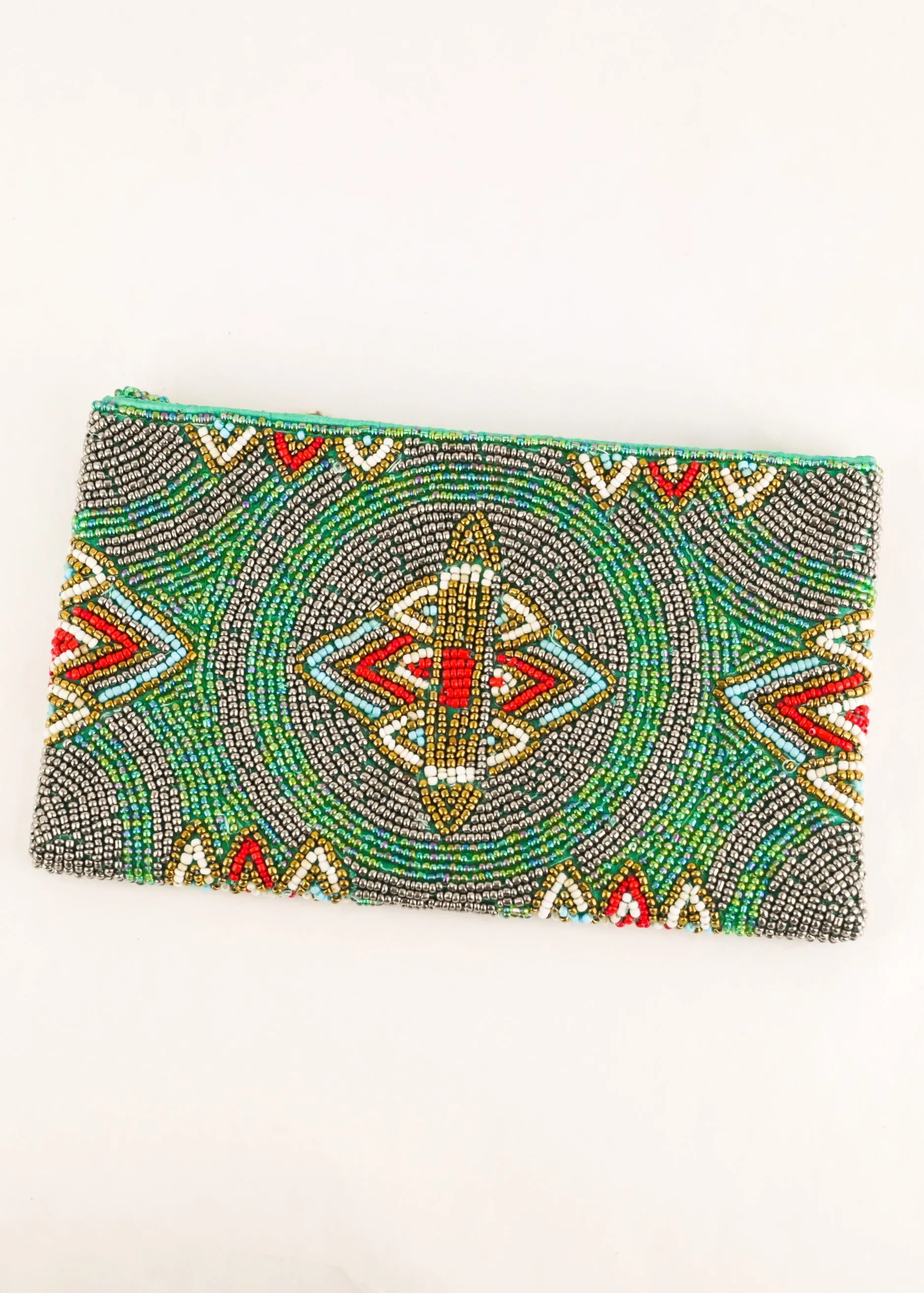 Queen Bee Beaded Clutch