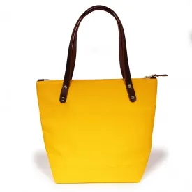 Solar Yellow Canvas Portfolio Tote