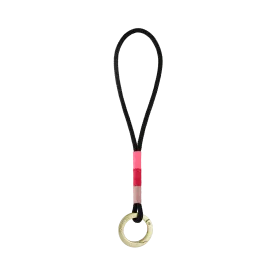 Sports Keyring | Pink Acid on Black