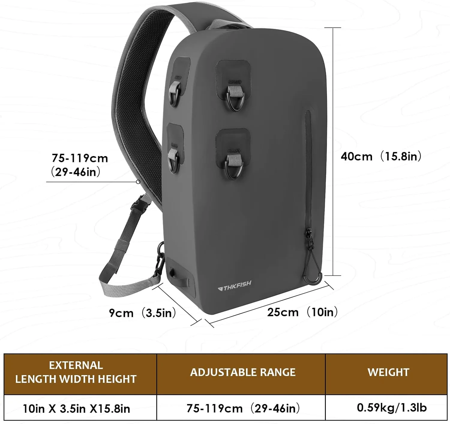 Waterproof Backpack for Fishing