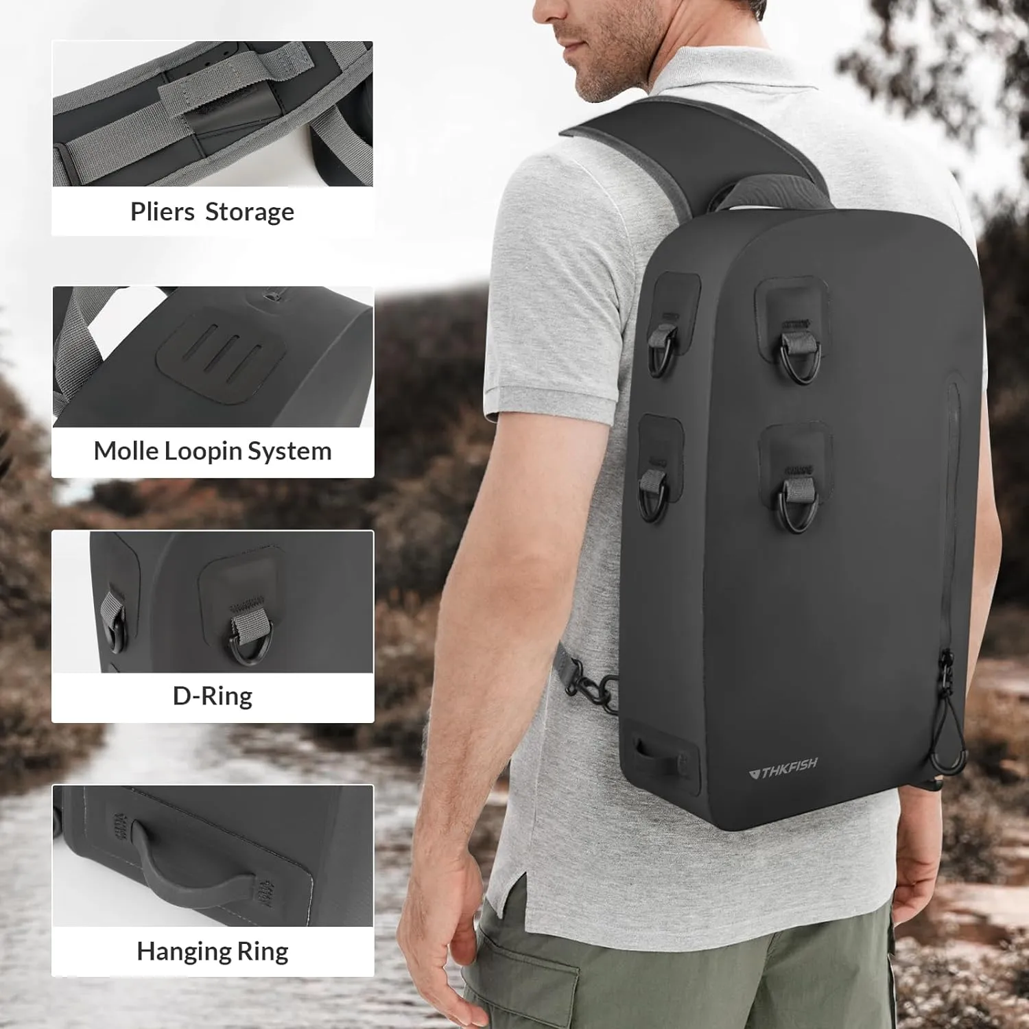 Waterproof Backpack for Fishing