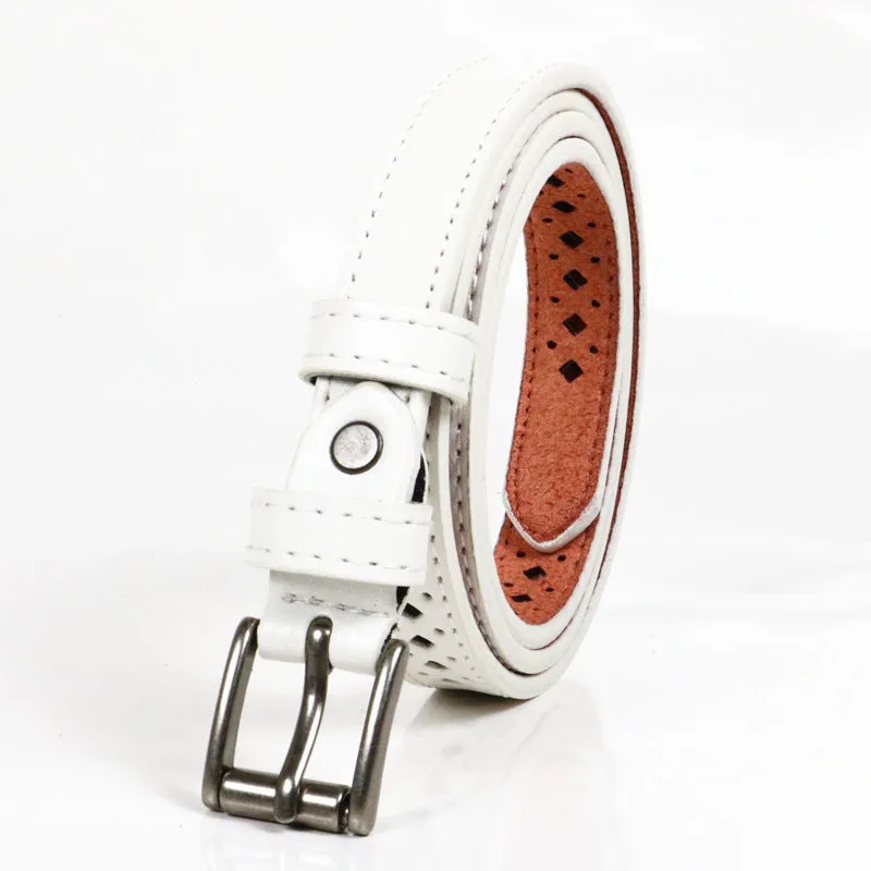 Women's Hollow Belt Korean-Style Women's Belt Women's Casual All-Matching Pin Buckle Student