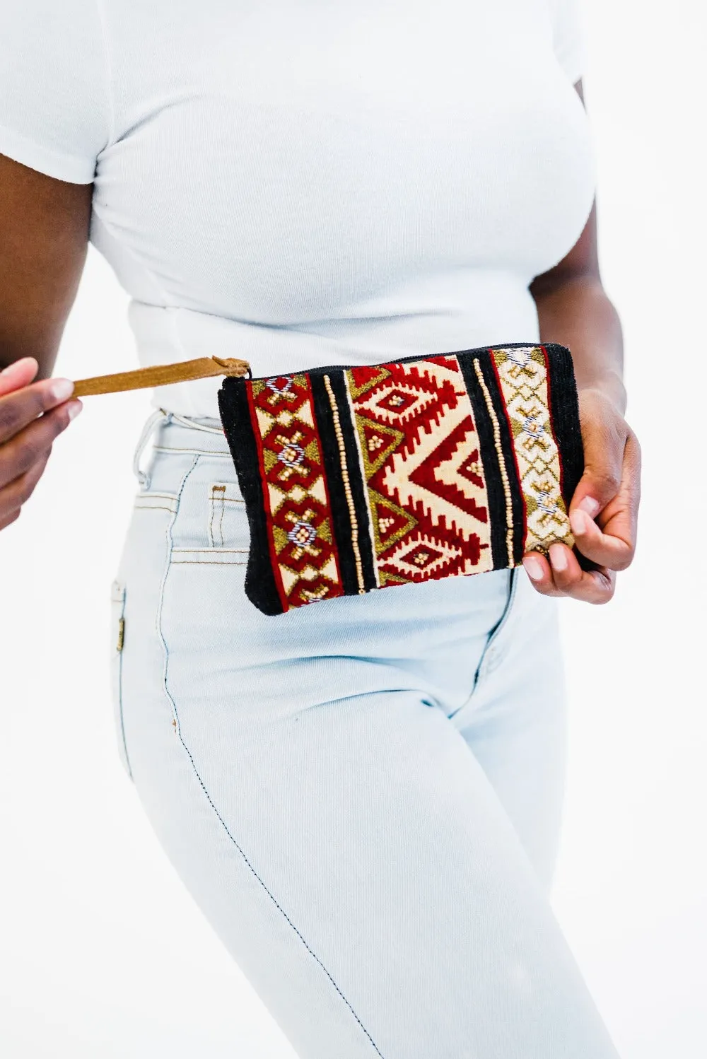 Zuri Beaded Clutch